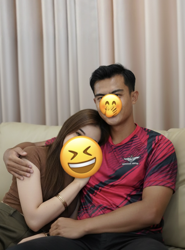 Foto diduga editan menampilkan Pratama Arhan dan Putri Azzralea